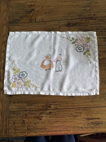 Vintage linen white - vintage,