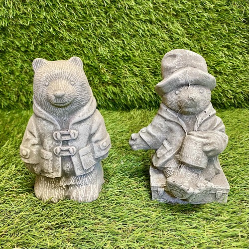 Concrete mini paddington bear - concrete,
