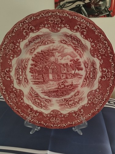 Vintage red and - , white