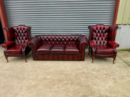 Vintage oxblood leather - vintage,