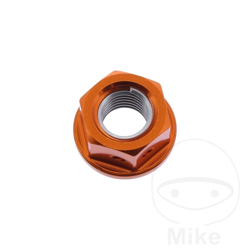 Drilled sprocket nut - drilled, fits