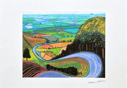 David hockney the garrowby - -,