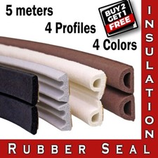 Draught Excluder Weather Strip Rubber Seal Foam Sticky Window EPDM Tape Door