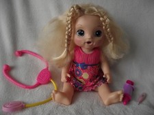 14" HASBRO BABY ALIVE 'SWEET TEARS' DOLL WITH STETHOSCOPE - WORKING PERFECTLY
