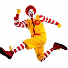 🎃Ronald McDonald Cosplay Costume Adult kid Funny Party Fancy Dress Halloween