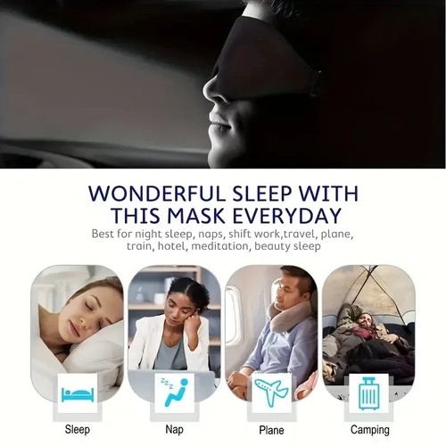 Soft padded sleep mask - padded,