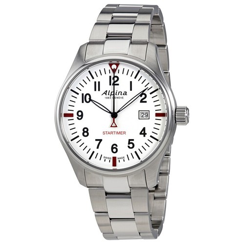 Alpina startimer pilot white - alpina,
