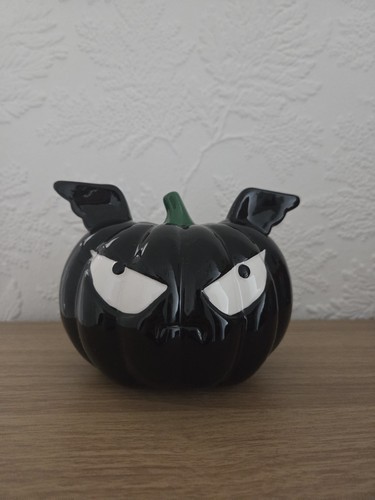Halloween black pumpkin - halloween, with