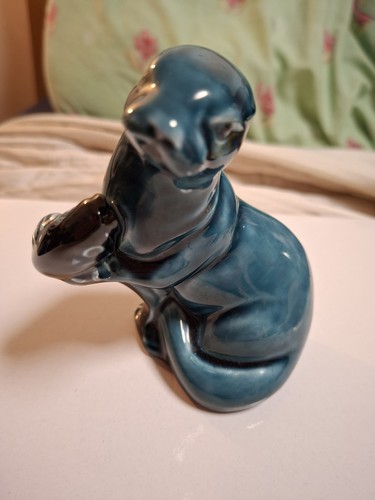 Vintage poole pottery blue - "vintage,