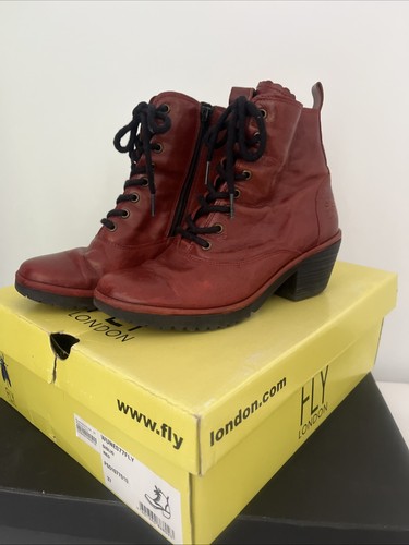 Women red leather - women’s, fly