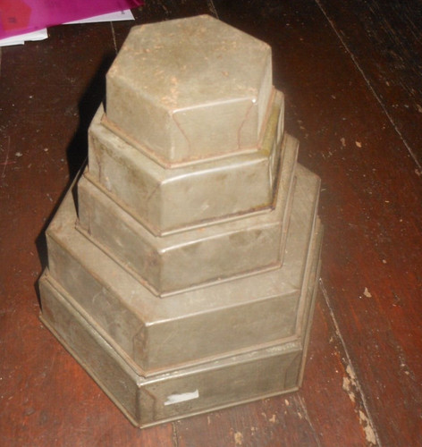 Set vintage hexagon 6 - hexagon,
