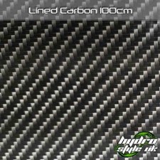 ROLLED - Lined Carbon 100cm Wide Hydrographics Film