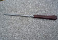 Vintage Knife Sharpening  Steel with Rose Wood Handle 30cm