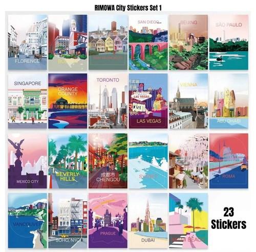 Rimowa city stickers - rimowa,