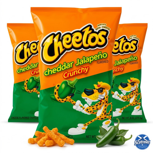 Cheetos cheddar jalapeno - cheetos,
