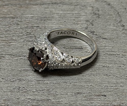 Tacori chocolate stone - tacori, cz