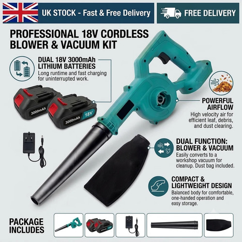Battery cordless air blower - 2,