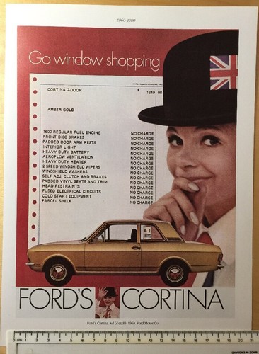Vintage ford cortina british - vintage,