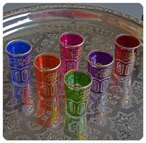 Oriental tea glasses - oriental,