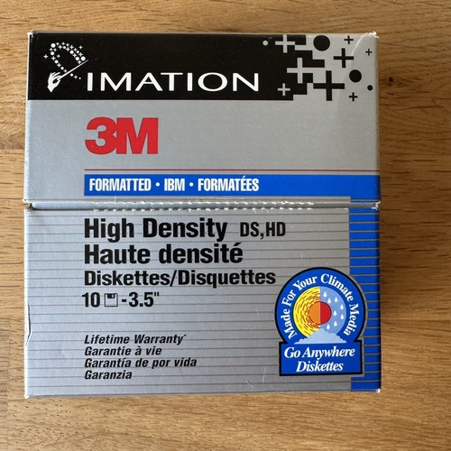 Vintage imation floppy - vintage, 3.5"