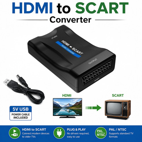 Full 1080p hdmi scart - to,