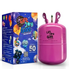 Lift Joy Gas Disposable Helium Gas Canister, Fills upto 30/50 Latex Balloons