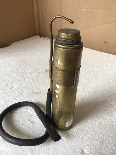 Vintage brass blow lamp - brass, spirit