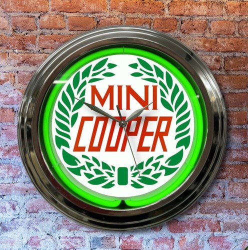 Mini cooper green - mini, neon