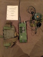 British Army PRC 349 VHF Clansman Military Radio with Ancillaries