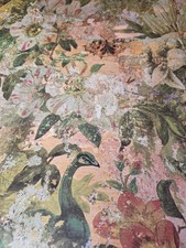 Vintage Peacock Botanical