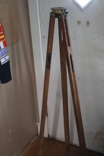 Vtg  Dietzgen Wooden Surveying Transit Level 3 1/2"  8 Thread Tripod FREE SHIP