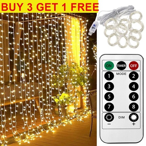 300led curtain fairy lights - curtain,