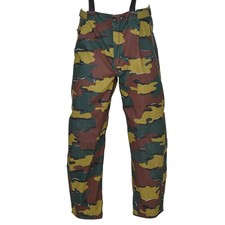 Genuine Belgian Military Waterproof Trousers Jigsaw Camouflage Seyntex Rain Pants