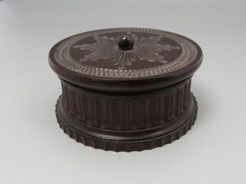 Unusual screw top round pot - unusual,