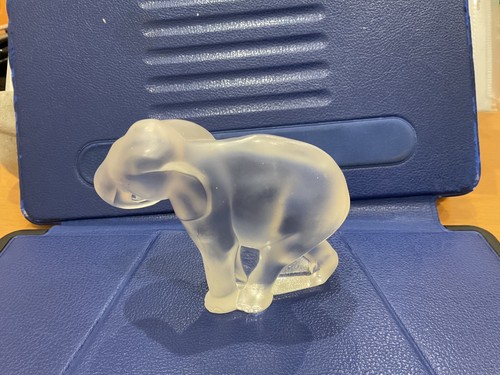 Vintage lalique baby elephant - vintage,