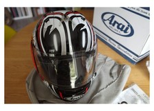 RARE ARAI JAPAN RX-7 GP NAKANO SAKURA MOTORCYCLE MOTORBIKE HELMET SIZE L BOXED