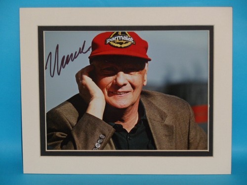 Autographed niki lauda signed - lauda,