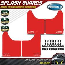 4x Red Universal Splash Guards Mud Flaps for BMW All 1 5 Series E81 E88 E39 E60