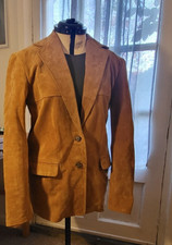 Zara Suede Jacket Leather