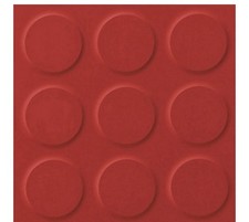 Polyflor Red Rubber Tiles