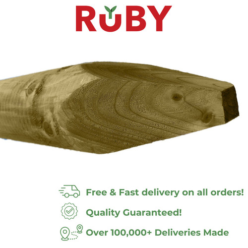 Wooden fence stakes - fence,