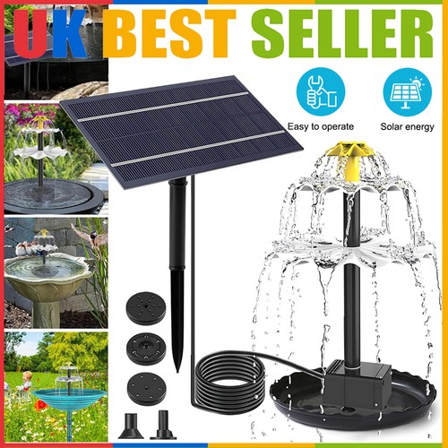 Solar water feature - solar,