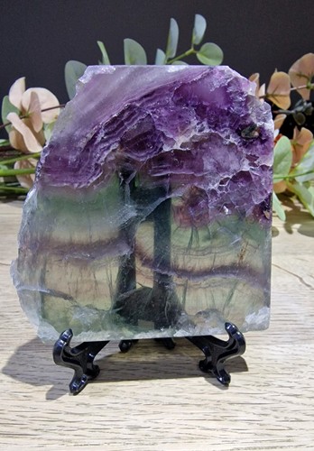 Rainbow fluorite crystal - fluorite,