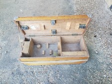 Vintage Wooden Large Tool Box