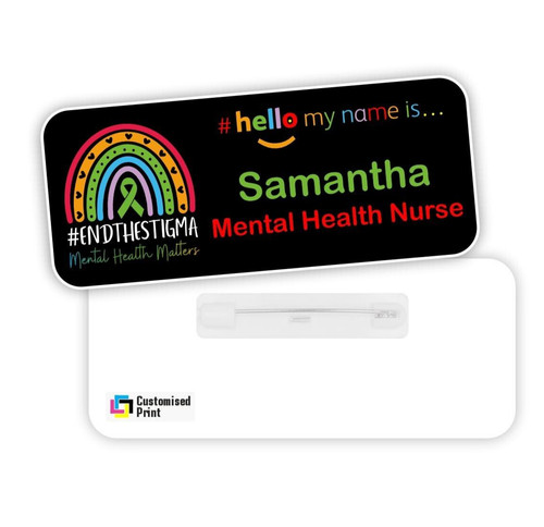 Hello name badge student - badge,