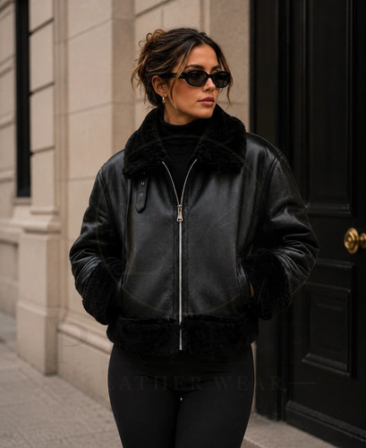 Women black genuine - black,