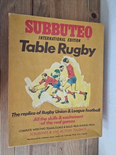 Vintage subbuteo table rugby - subbuteo,