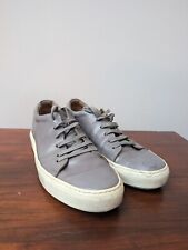 Acne Studios Men's Leather Low Trainers/Sneakers Gray/Grey EU42/UK8/US9