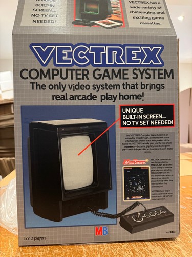 Vectrex empty console box - empty,