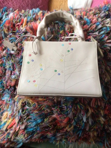 Small cream vintage radley - cream,